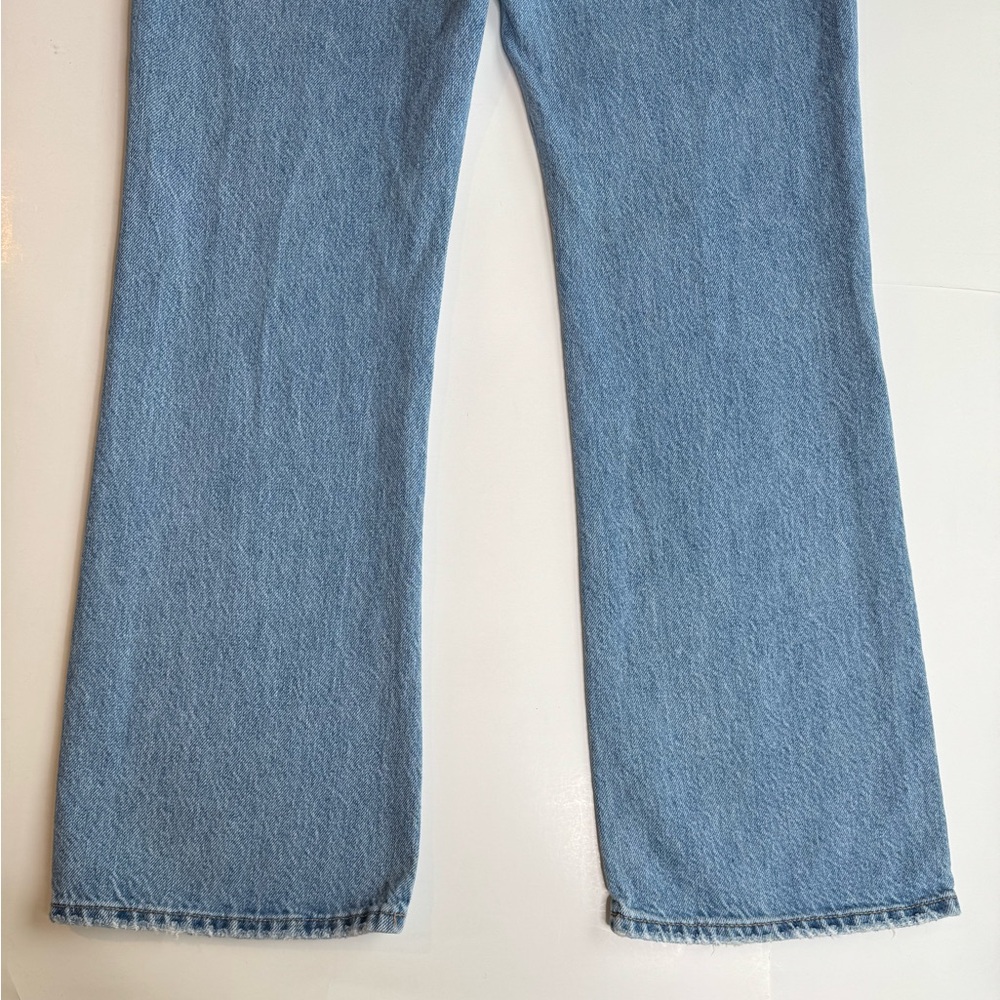 American Eagle Outfitters Light Blue Mid Rise 90s Bootcut Jeans Size 6 - Picture 10 of 14